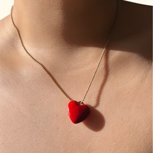 Collar red heart
